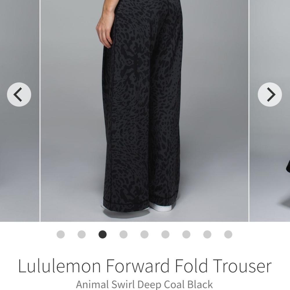 Lululemon Forward Fold Trousers Sz4
